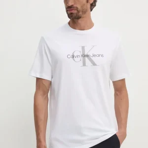 T-shirt con Stampa Ss Hero Monogram Tee 00040EM286 Brilliant White