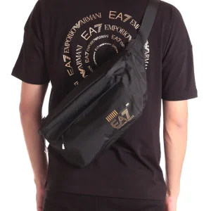 Marsupio 245084 Black, Gold Logo