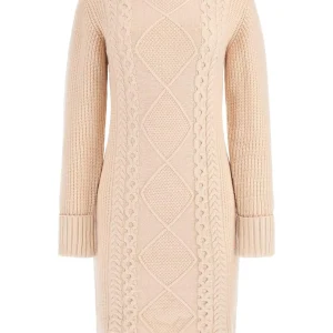 Vestito Serena Ls Cn Dress Swtr W4BK17 Biscotti Multi