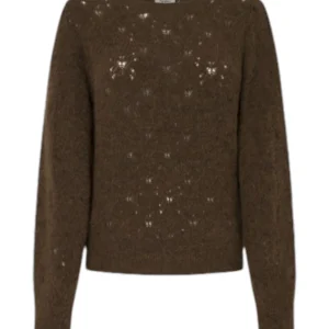 Cardigan Helen Crew PL702229 Earth Brown