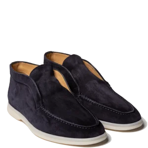 Mocassino Alto Triver Flight Camoscio Softy Blu