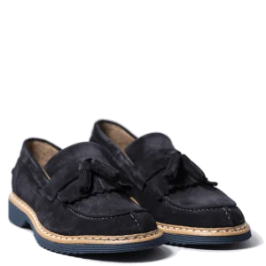 Mocassino Jerold Wilton Nappine Camoscio Blu