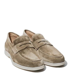 Mocassino Triver Flight Camoscio Softy Taupe