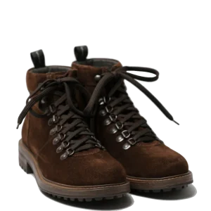 Polacchino Antica Cuoieria Camoscio Ingrassato Cortina Chocolate