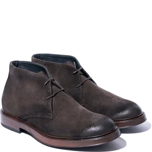 Polacchino F.lli Rennella Due Fori Camoscio Ingrassato Marrone