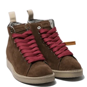 Polacchino Pànchic Suede Faux Fur Cocoa Biking Red ULTIMO NUMERO: 46