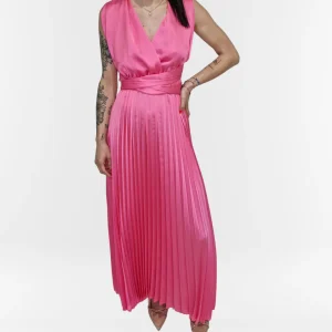 Abito crystal fucsia