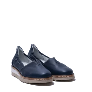 Slip-On Alfredo Giantin Pelle Savana-Safron Blu