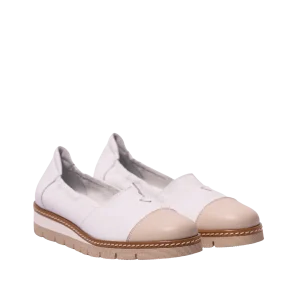 Slip-On Alfredo Giantin Pony Bianco-Crema
