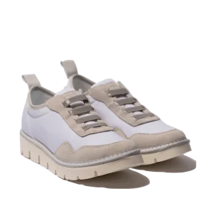 Slip-On Pànchic Nylon e Suede White