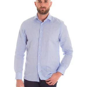 Bugatti Camicia 18540 Celeste