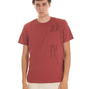 Calvin Klein T-Shirt J30J322137 Mattone