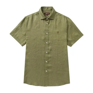 Camicia A Maniche Corte 10msh207-02608 Army Green