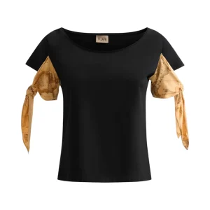 T-Shirt A Maniche Corte 0713 Nero