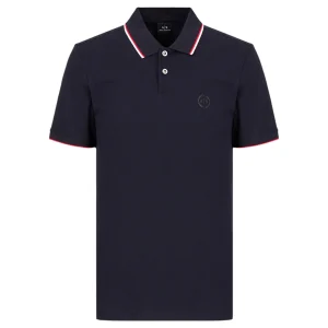 Polo Piqué 8nzf75 Navy
