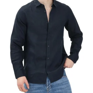 Camicia A Maniche Lunghe Xm001221 Deep Navy