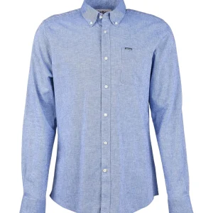 Camicia A Maniche Lunghe Msh5090 Blue