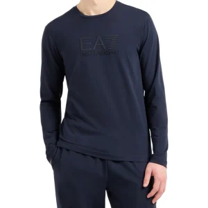 T-Shirt A Maniche Corte 7m000227 Armani Blue