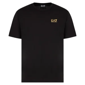 T-Shirt A Maniche Corte 7m000567 Black, Gold