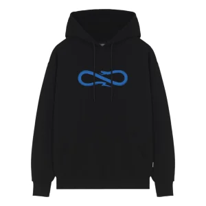 Felpa Pullover Con Cappuccio 25ssprfe309 Nero