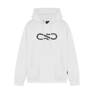 Felpa Pullover Con Cappuccio 25ssprfe310 Bianco