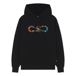 Felpa Pullover Con Cappuccio 25ssprfe328 Nero