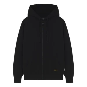 Felpa FulL-Zip Con Cappuccio 25ssprfe337 Nero