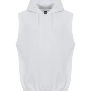 Felpa Pullover Con Cappuccio 25ssprfe358 Bianco