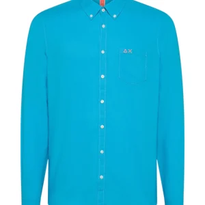Camicia A Maniche Lunghe S35120 Turchese