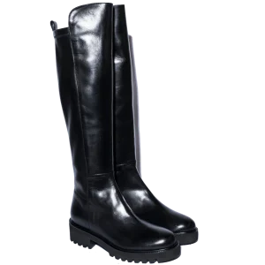 Stivale Alto Luca Grossi Nappa Natur Nero