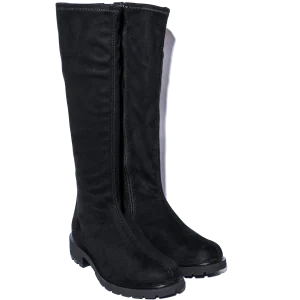 Stivale Ecco Metro Vienna Tall Nabuck Elasticizzato Black