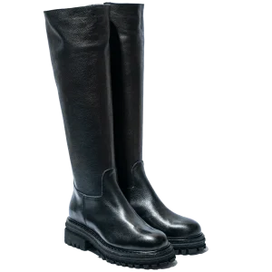 Stivale Giorgia Vitello Rok Nero