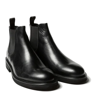 Stivaletto Chelsea Jerold Wilton Pelle Grained Nero
