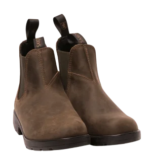 Stivaletto Beatles Saxone Pelle Ingrassata Moro-Verde Man