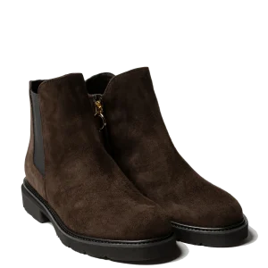 Tronchetto Luca Grossi Elastico e Cerniera Camoscio Marrone