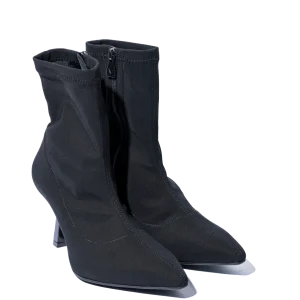 Tronchetto Melluso Gilda Tessuto Elasticizzato Nero