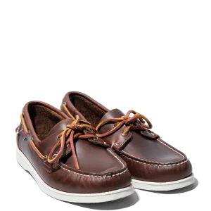 Vela Sebago Docksides Portland Waxed Brown Leather