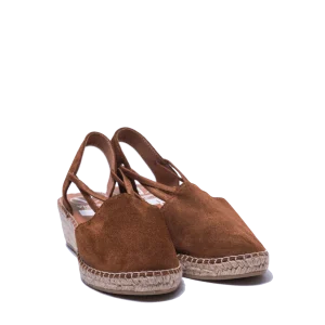 Zeppa Bassa in Corda Viguera Camoscio Tan