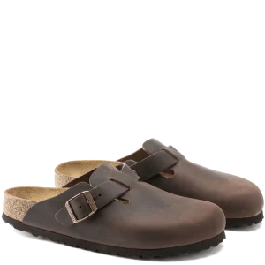 Sabot Birkenstock Boston Pelle Oliata Habana